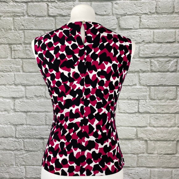 Calvin Klein Pink & Black Abstract Print Cami - Picture 4 of 5